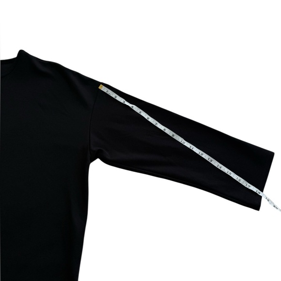 Eileen Fisher black crew neck top Plus size 1X - Picture 8 of 11